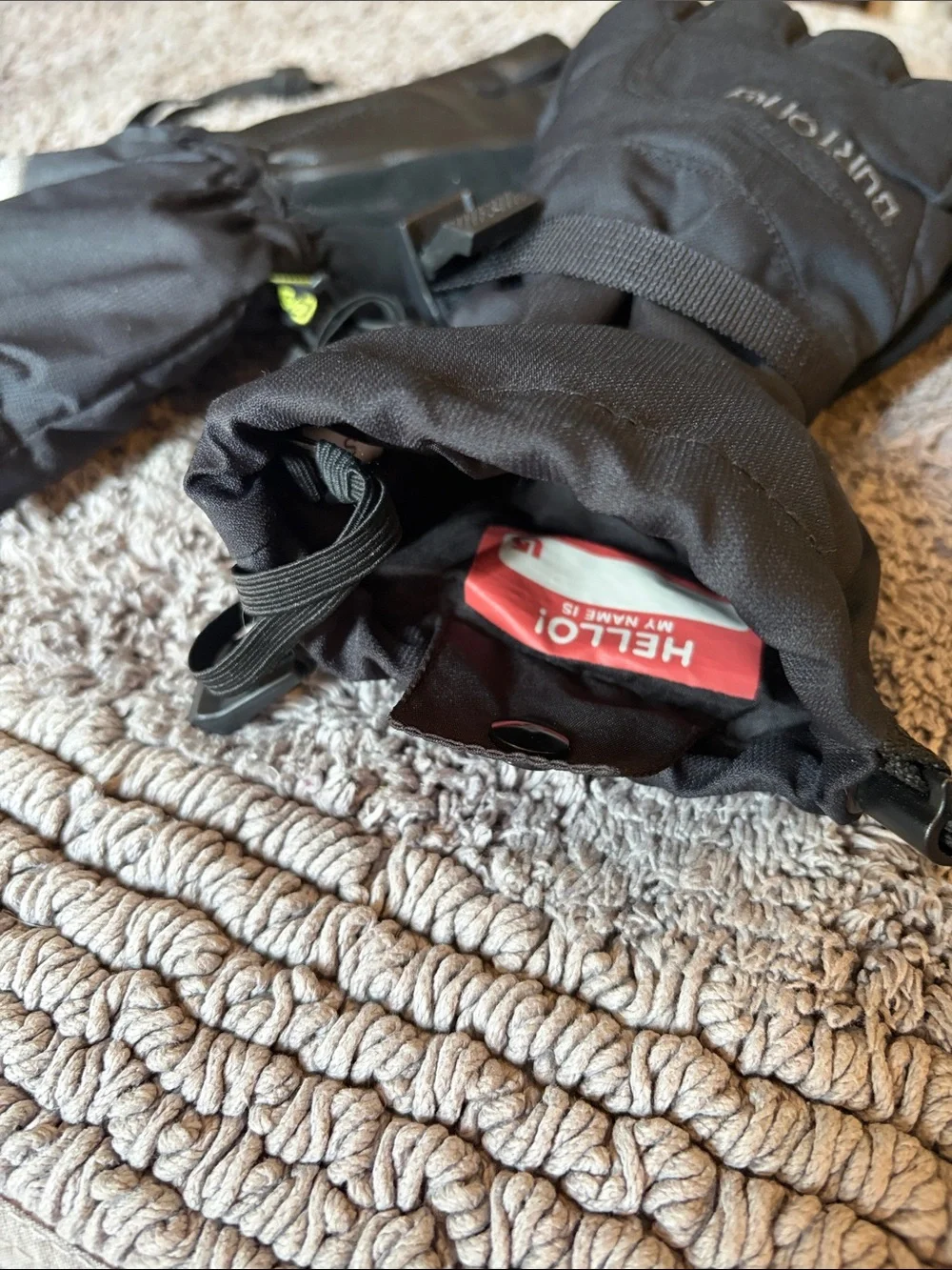 Burton Black Teen (S) Snow Gloves